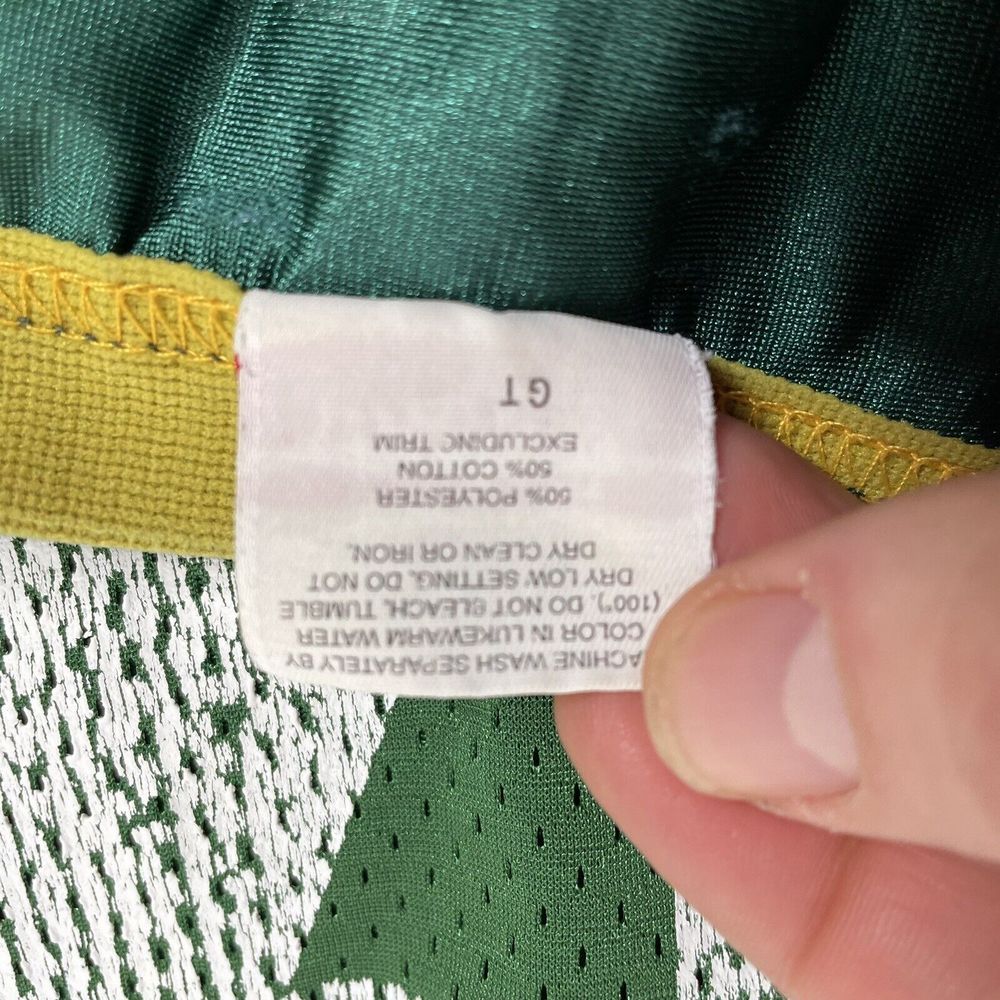 Vintage Brett Favre Jersey, Green Bay Packers, 2XL, Wilson, Green, - Picture 5 of 8